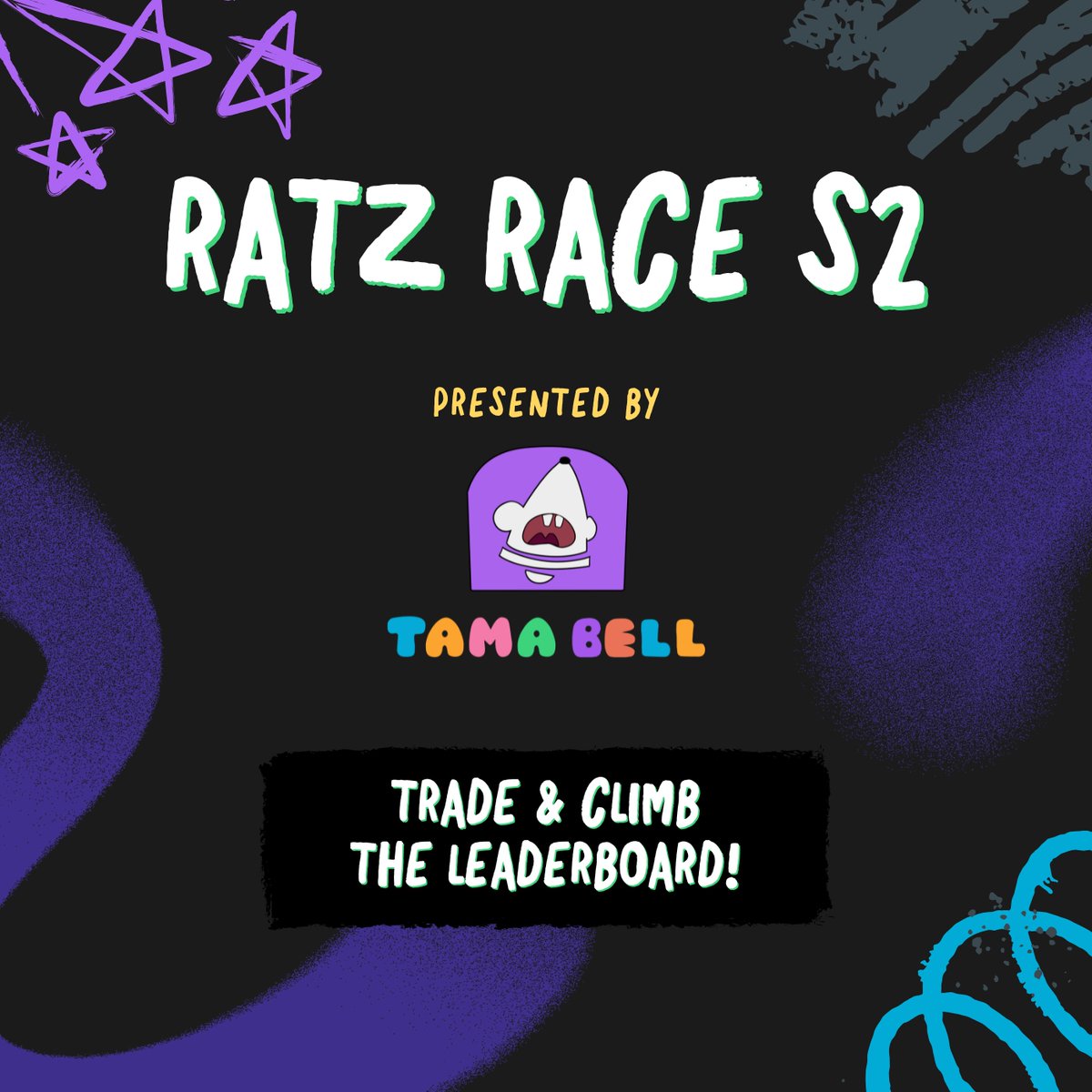 1/ Ratz Race IS BACK for Season 2—presented by Tama Bell 🌮

10,000 RON and 20 Moki Eggs are up for grabs in the Tama Meme leaderboard for the top 100!

TIME TO CLOCK IN AND… PUT YOUR MOKI TO WORK??
