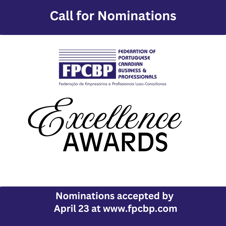 FPCBP's tweet photo. 🚨 DEADLINE APPROACHING!

Nominate a Luso-Canadian changemaker for a 2025 FPCBP Excellence Award!

🏆 Categories:
🔹 Business
🔹 Professional
🔹 New Gen
🔹 Civic
🔹 Humanitarian

🗓 Deadline: Apr. 23, 2025 at 5PM EST
📲 Apply now: https://t.co/l6XEquWxzf
#FPCBP #ExcellenceAwards https://t.co/OG7osquDyh