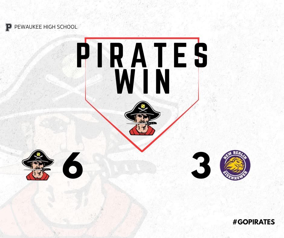 PkeSoftball's tweet photo. The Pewaukee Pirates battled back and secured a 6–3 win over New Berlin Eisenhower.

Bloedow came through with a go-ahead RBI single in the bottom of the 6th, with a S. Levas double, sparking a four-run inning to take back the lead.

S. Brewster tossing a complete game with 6 K’s https://t.co/QegqVoOl5F