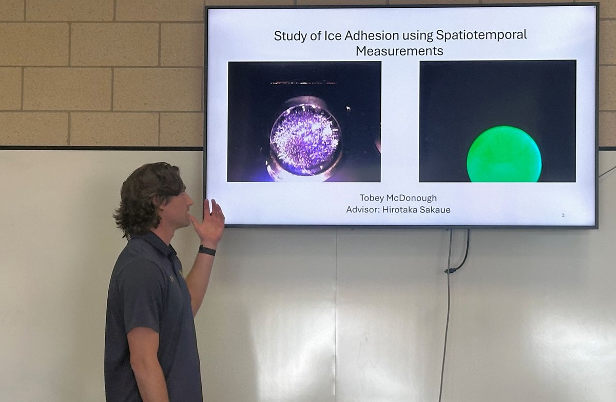 SakaueLab's tweet photo. Congratulations to @AeroMechND @FightingIrish Tobey McDonough to finish his MS presentation. https://t.co/gVKx7t4xl2