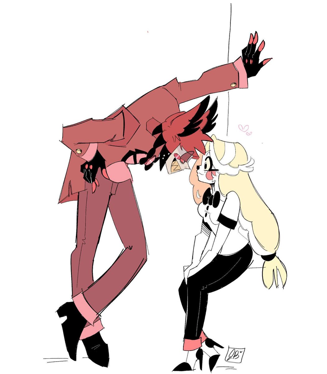 benavidez_jade's tweet image. Alastor pose 💯🔥. #charlastor #hazbinhotel #trending #fanart #CharlieMorningstar