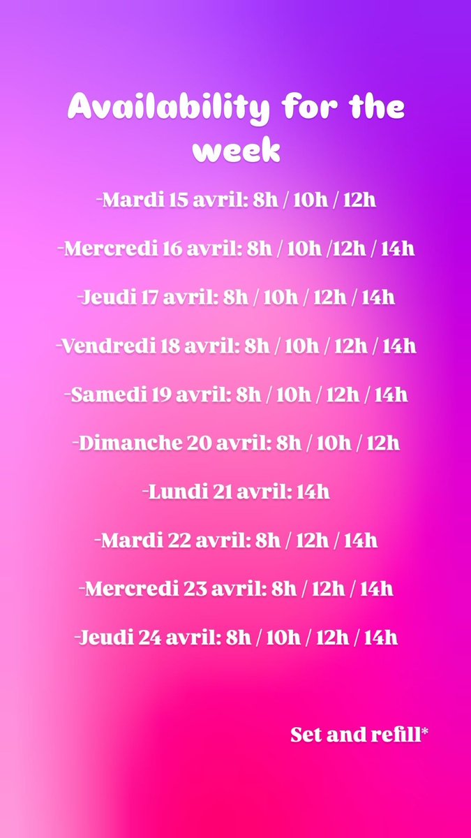 ‼️Avis a mes montréalaises‼️J’essaye de m’établir en tant que technicienne de cils. Du 15 au 24 avril , toutes mes poses de cils sont à 10$ de moins. Prenez rdv pour supporter ma petite entreprise. Je vous attends nombreux. #Montréal #mtllashtech
#SmallBusiness #anjou #lashes