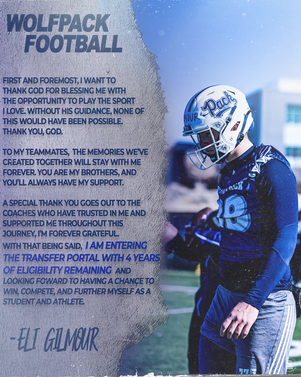Eli Gilmour (@eli_gilmour) on Twitter photo I will be entering the portal April 16th!
<a href="/8nicknovak/">Nick Novak</a> <a href="/FentressKicking/">Fentress Kicking</a> <a href="/BeforeYouGoPro/">Before You Go Pro</a> <a href="/D_ferriswheel46/">Drew Ferris</a> <a href="/trlong02/">Ty Long</a> <a href="/NickBarnett/">NickBarnett</a> <a href="/KohlsKicking/">Kohl's Kicking Camps</a> I will be entering the portal April 16th!
<a href="/8nicknovak/">Nick Novak</a> <a href="/FentressKicking/">Fentress Kicking</a> <a href="/BeforeYouGoPro/">Before You Go Pro</a> <a href="/D_ferriswheel46/">Drew Ferris</a> <a href="/trlong02/">Ty Long</a> <a href="/NickBarnett/">NickBarnett</a> <a href="/KohlsKicking/">Kohl's Kicking Camps</a>