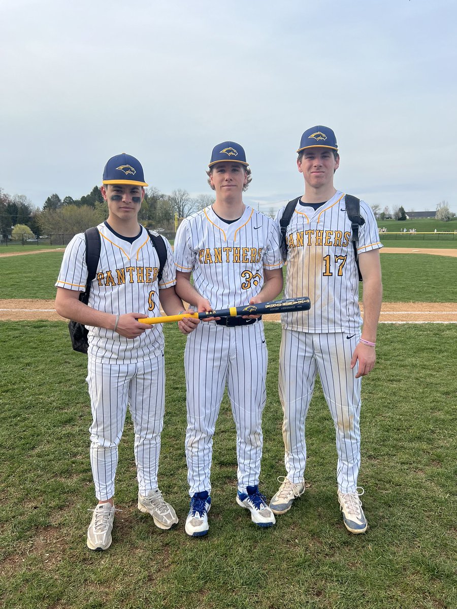 PJP (15) Phoenixville (0) 4inn

Panther bats erupt for 15 runs on 14 hits 🔥while limiting the Phantoms to 1 hit. 

Diaddezio* (2025)
2-3, HR💣, 2B, 4rbi, 3r

Terlesky* (2025)
2-3, HR💣, 4rbi, 1r

Glose* (2027)
W, 4inn, 1h, 5K💪
2-3, 2B, 3rbi, 1r

Kupp (2027)
1-1, 2rbi, 1r