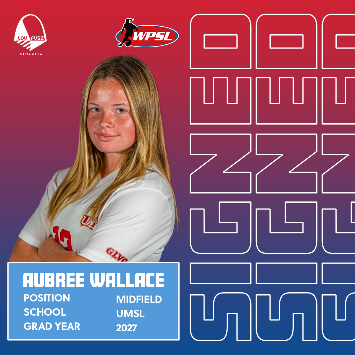 loufusz_wpsl's tweet photo. Signed! Joining us for the 2025 WPSL season is @UMSLWSOC midfielder and @LouFuszSoccer alum, Aubree Wallace! Welcome, @AubreeWallace_! https://t.co/yxLgpBNspa