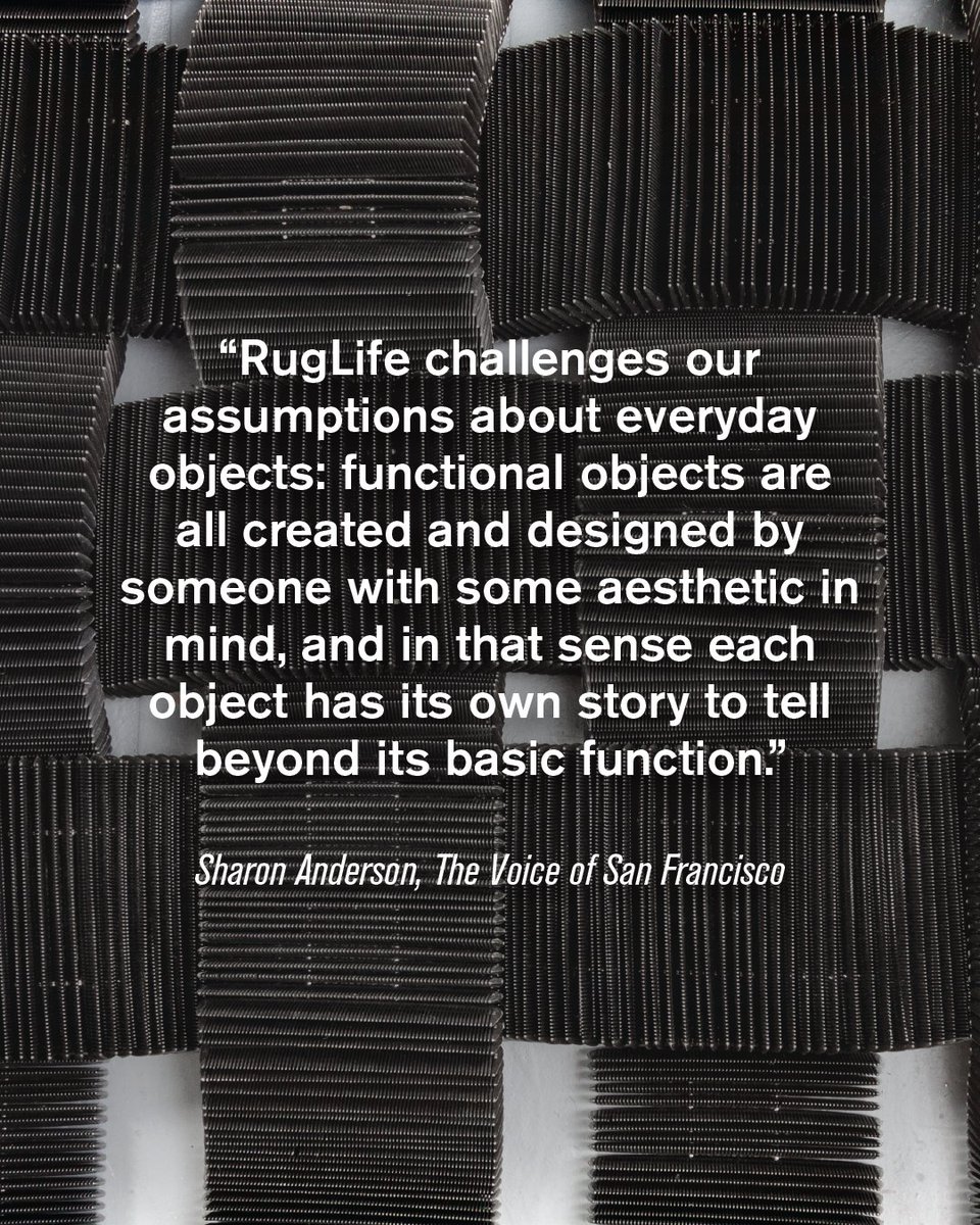 “RugLife” is in its final week, and it’s a show you don’t want to miss.⁠
⁠
See works by artists from the US, Asia, Europe, and the Middle East before this unforgettable exhibition closes April 20.⁠
⁠
🎟️ sfmcd.org/exhibitions/ru…