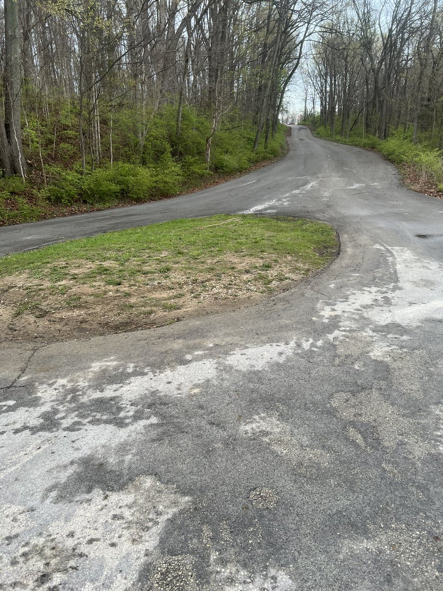 GACfan_Rodge's tweet photo. Walked up and down this hill today for a total of 16.25 miles; that’s 65 times climbing the hill!!  Dodged thunderstorms &amp; mowed the yard also… #OhioProblems https://t.co/qpeGu5k5SW