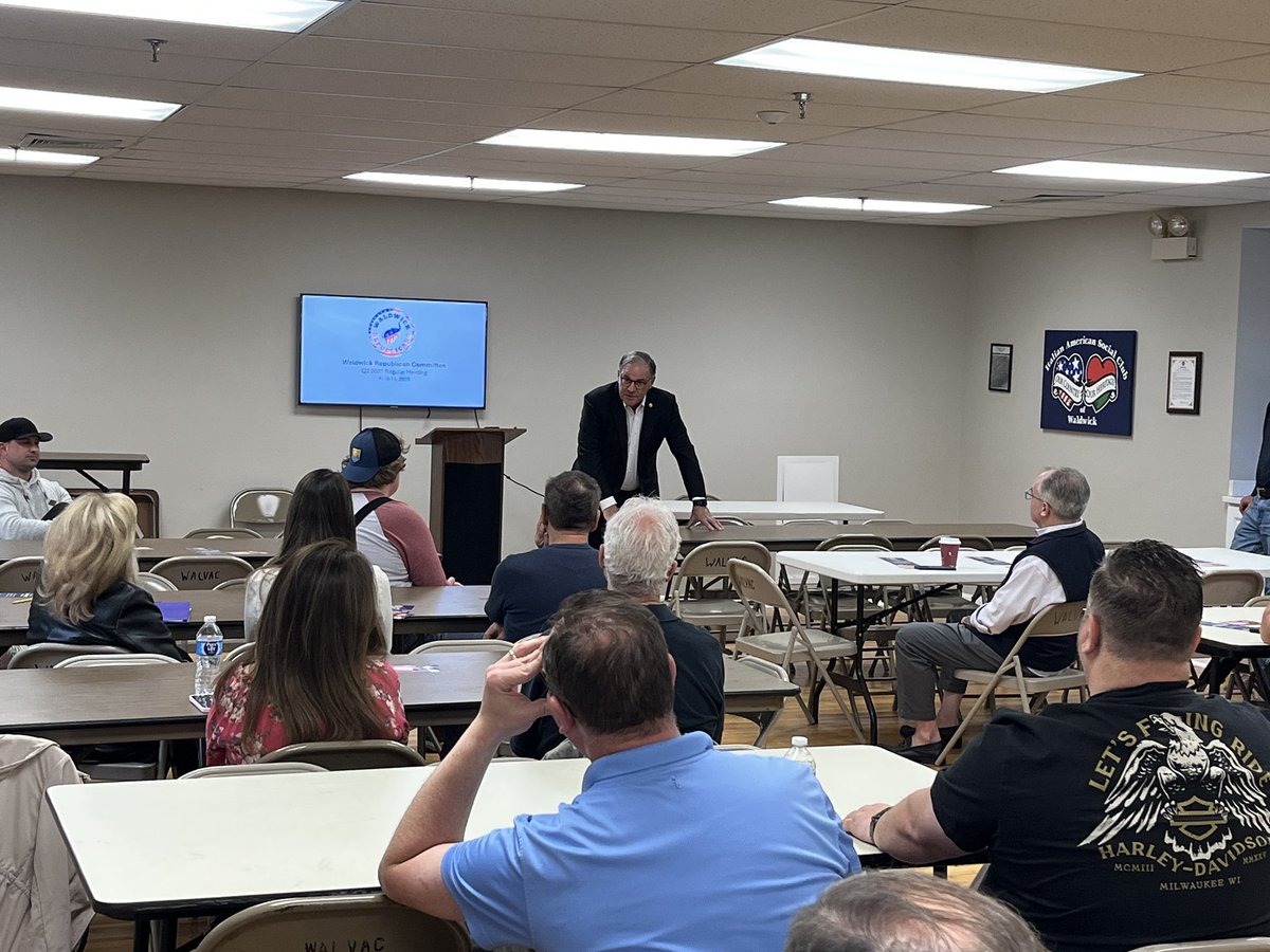 JonBramnick2025's tweet photo. Tonight, the campaign trail brought me to meet with the Waldwick Republicans, where we had meaningful conversations about a range of local concerns. One of the biggest topics was the reckless affordable housing mandates coming out of Trenton. These one-size-fits-all directives from the Democrats have led to overdevelopment that’s straining local infrastructure and disrupting the character of our communities. With my regional housing plan, we’ll take a smarter, community-driven approach — ensuring that growth happens responsibly, in line with what local residents want and what their towns can reasonably support.