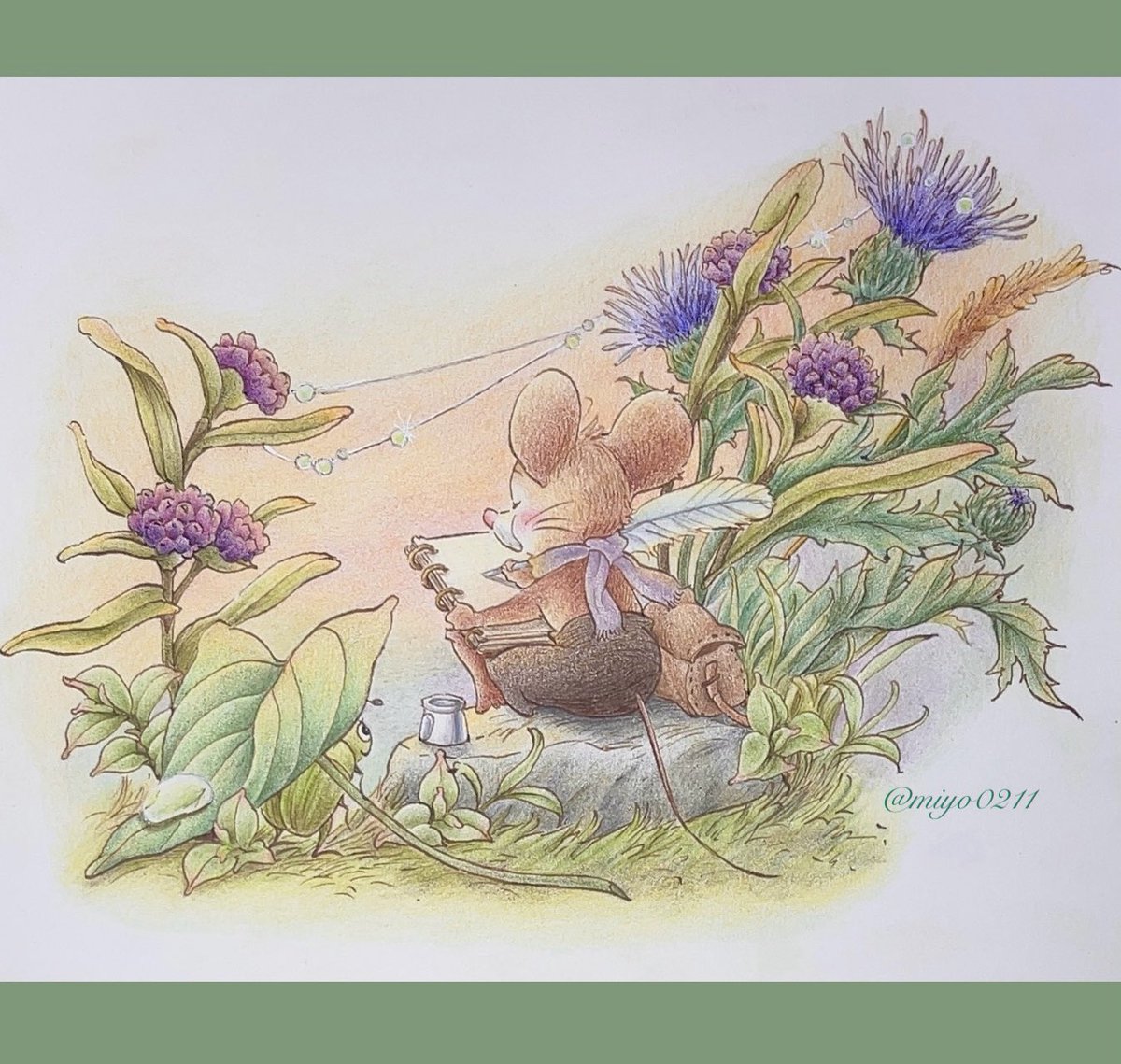 #塗り絵　#ぬりえ　#コロリアージュ　#大人の塗り絵　#ダウンロード塗り絵　#いなとめまきこ　<a href="/IllustratorMaki/">イラストレーターいなとめまきこ</a>