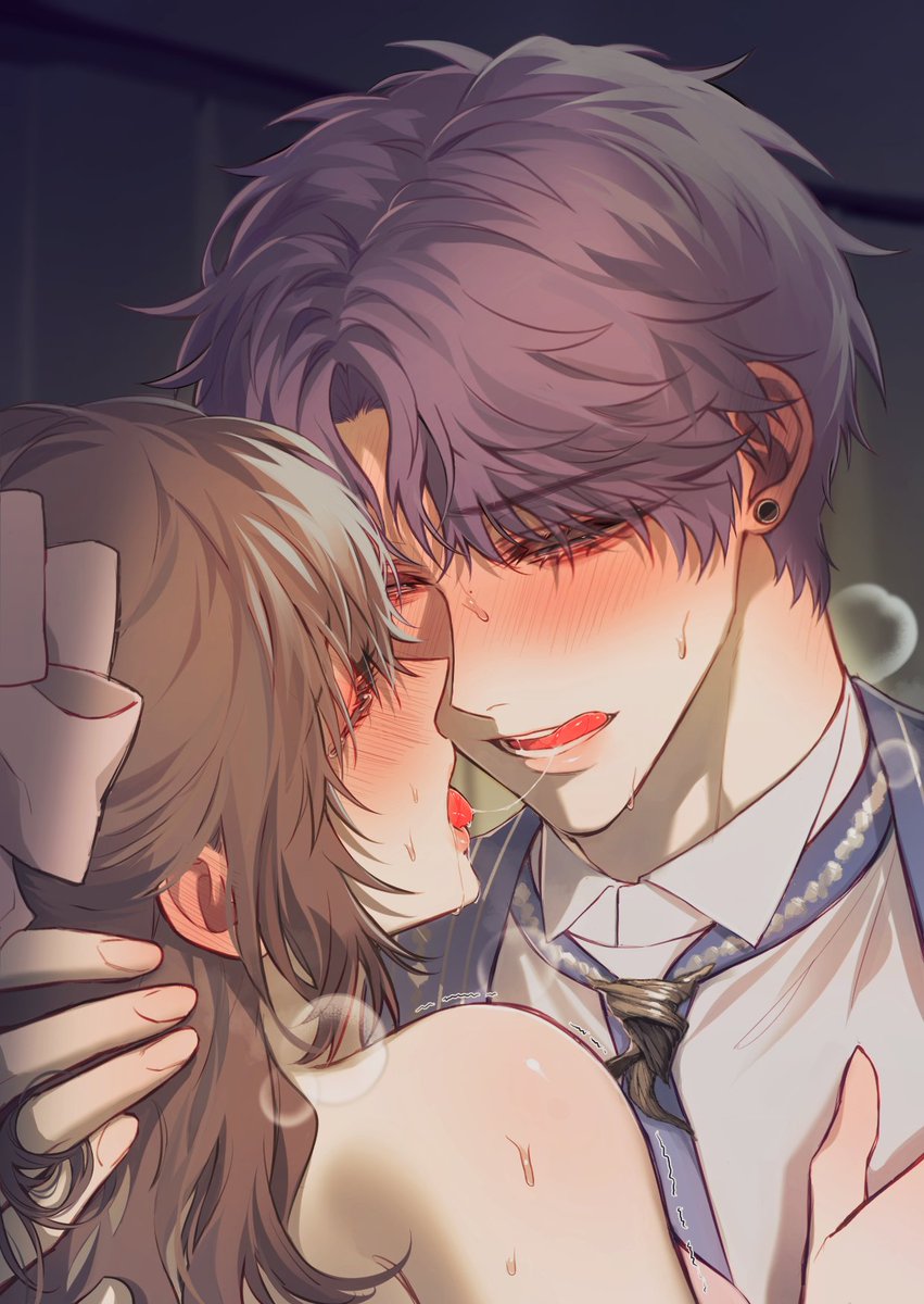 muted_boba's tweet photo. MC's #1 lipstick remover ദ്ദി(≧∀≦ ) 
#LoveandDeespace #Rafayel https://t.co/uSIlo4JRFA