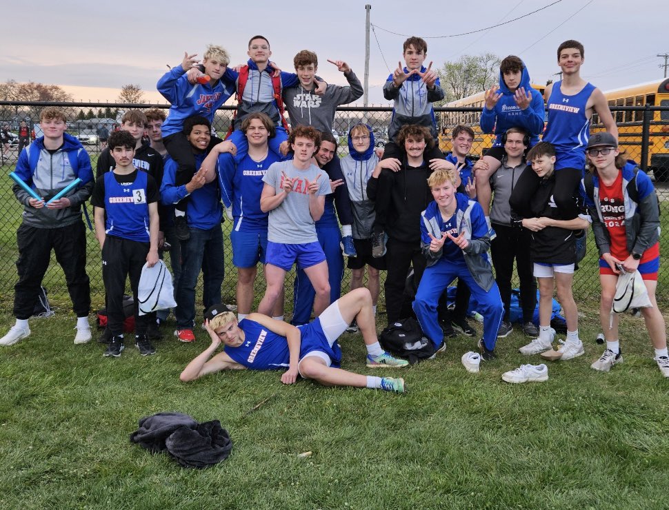 greeneviewsport's tweet photo. HS Boys Track finishes 1st at OHC South Meet at Greenon https://t.co/yoYCKo6cpK