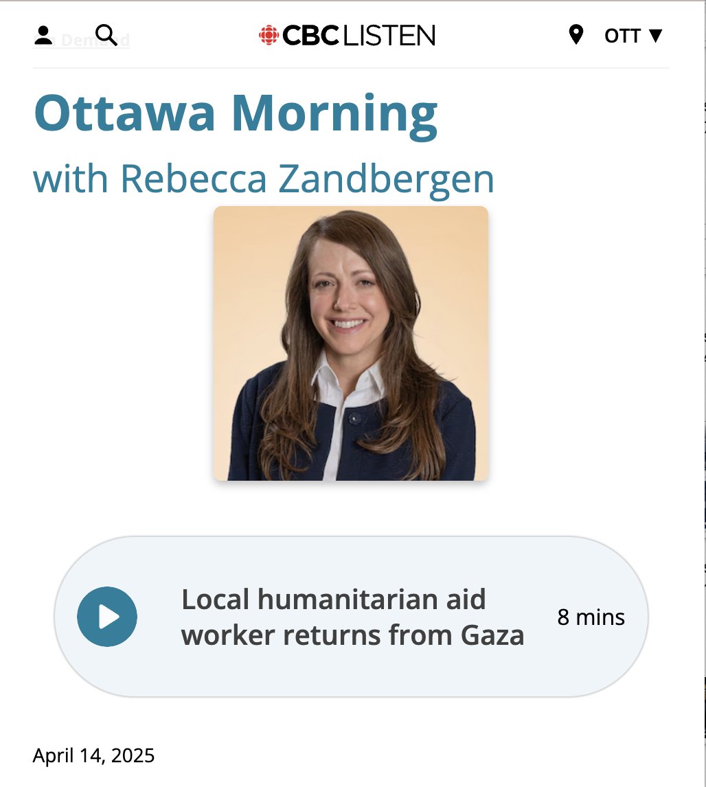 This morning, HCI’s Chief Programs Officer, Iftikhar Shaikh Ahmad spoke with <a href="/RebeccaZandberg/">Rebecca Zandbergen</a> about her recent humanitarian trip to Gaza—what it was like delivering aid and the situation on the ground.

"When you are there, it hits differently. It’s like a scene from a horror