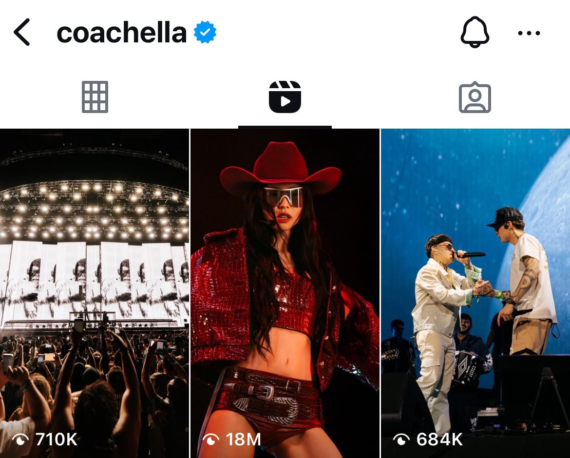 คลิปเจนนี่บนไอจี Coachella มียอดวิวกว่า 18M วิวแล้ว โดยที่เจนนี่ยังไม่ได้มาแชร์ 🔥

ROCK WITH JENNIE COACHELLA 
#JENCHELLA #JENCHELLA2025