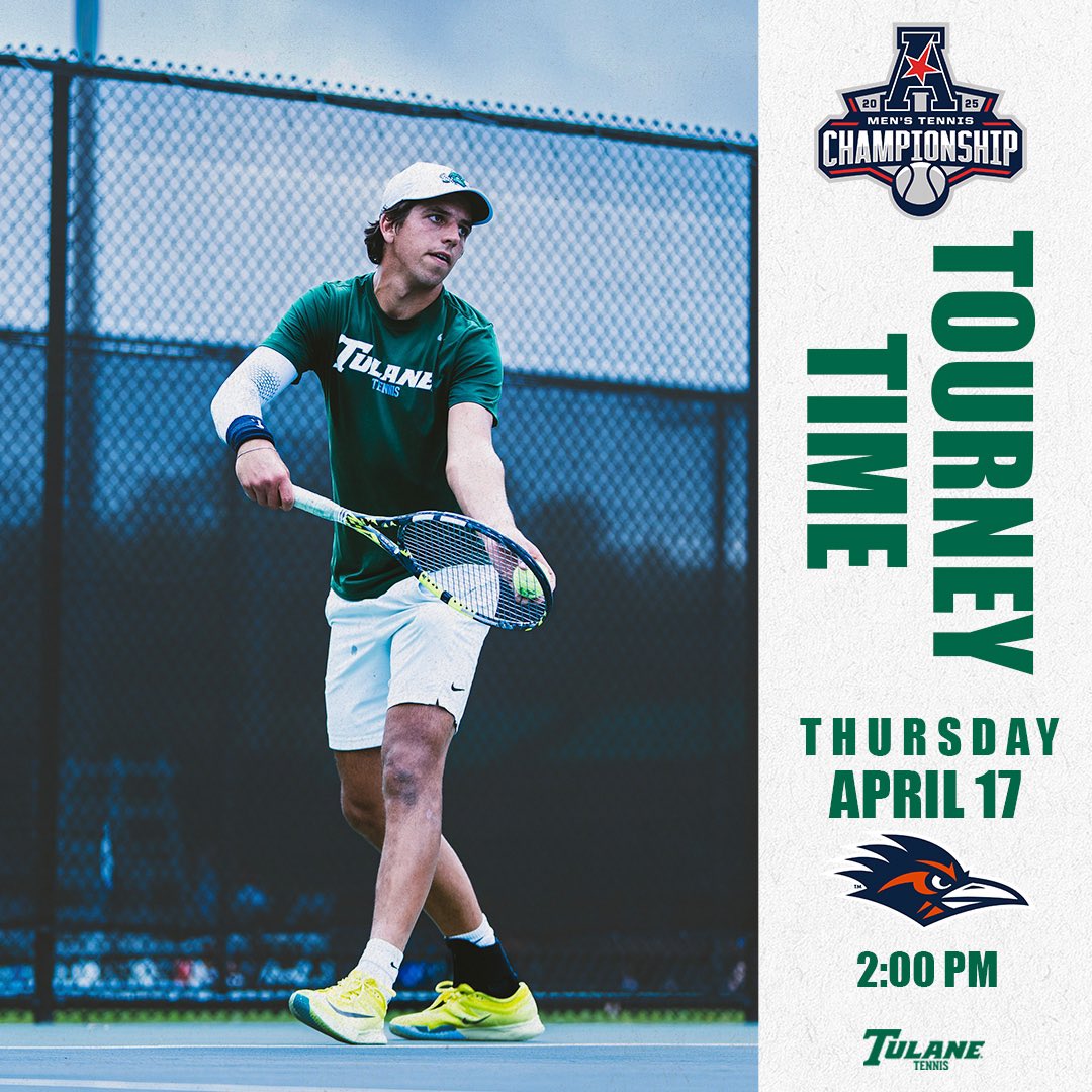 The bracket is set, time to fight for a championship!

🆚 UTSA
📆Thursday April 17
⏰ 2:00pm
📍Memphis, TN