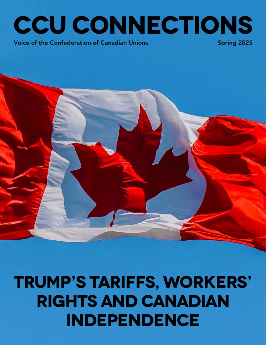 Check out the Spring 2025 edition of #CCU Connections, the official news magazine of the <a href="/CofCUnions/">Confederation of Canadian Unions (CCU)</a>, featuring articles by CCU President Greg Ball and <a href="/PPWCUnion/">Public and Private Workers of Canada (PPWC)</a> National President Geoff Dawe. Read at ppwc.ca/spring-2025-ed…
