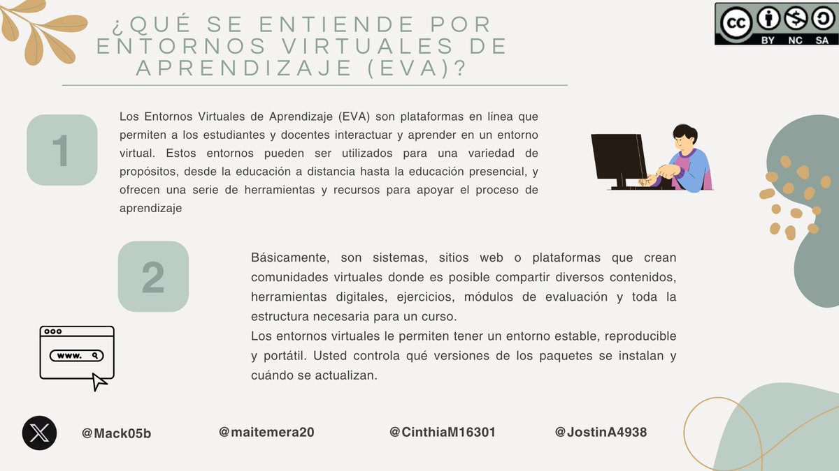 maitemera20's tweet photo. Los Entornos Virtuales de Aprendizaje (EVA) abren las puertas a una educación sin fronteras, donde el conocimiento está a un clic de distancia. #pedagogiadelascienciasexperimentales #utmach #docenteinnovador🖥️
@CinthiaM16301 
@jostin_pal48844
@Mack05b https://t.co/WOZZPPFoDk