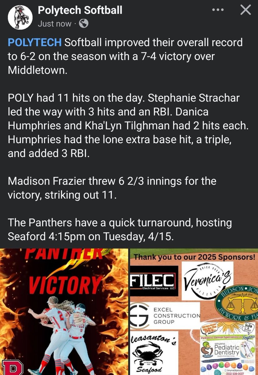 POLYTECH Softball (@polytechsb) on Twitter photo 