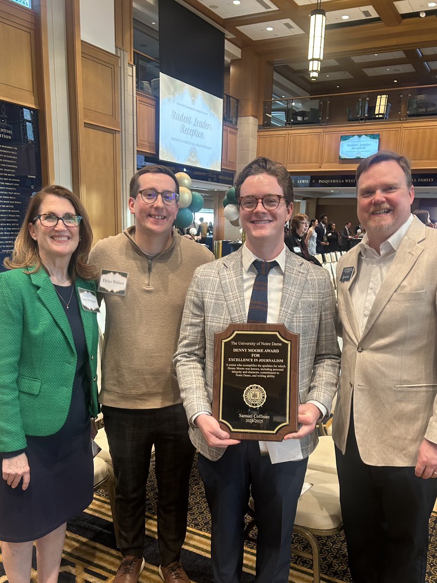 Dylan Wallace (@dwall_1) on Twitter photo Congrats to <a href="/smcoffman21/">Sam Coffman</a> for winning The Denny Moore Award for Excellence in Journalism. You’ve done amazing work over the past few years! Well deserved!! Congrats to <a href="/smcoffman21/">Sam Coffman</a> for winning The Denny Moore Award for Excellence in Journalism. You’ve done amazing work over the past few years! Well deserved!!