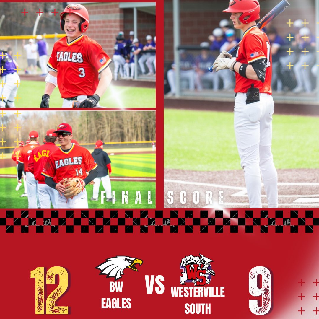 Big Walnut Baseball (@bigwalnutbase) on Twitter photo The word of the game was OFFENSE. It took 8 innings for BW(5-2, 3-1) to win 12-9 over WVILLE South. <a href="/couser_evan2026/">Evan Couser</a> 2-3, 2BB,2R. <a href="/Brady_Taylor21/">Brady Taylor</a> 3-5, 2R. But the big pop came from <a href="/N_Buirley5/">Nolan Buirley 2027</a> with a grand slam in the top of 8. <a href="/BigWalnutEagles/">Big Walnut Athletics</a> <a href="/DispatchFrank/">Frank DiRenna</a> <a href="/PrepBaseballOH/">Prep Baseball Ohio</a> The word of the game was OFFENSE. It took 8 innings for BW(5-2, 3-1) to win 12-9 over WVILLE South. <a href="/couser_evan2026/">Evan Couser</a> 2-3, 2BB,2R. <a href="/Brady_Taylor21/">Brady Taylor</a> 3-5, 2R. But the big pop came from <a href="/N_Buirley5/">Nolan Buirley 2027</a> with a grand slam in the top of 8. <a href="/BigWalnutEagles/">Big Walnut Athletics</a> <a href="/DispatchFrank/">Frank DiRenna</a> <a href="/PrepBaseballOH/">Prep Baseball Ohio</a>