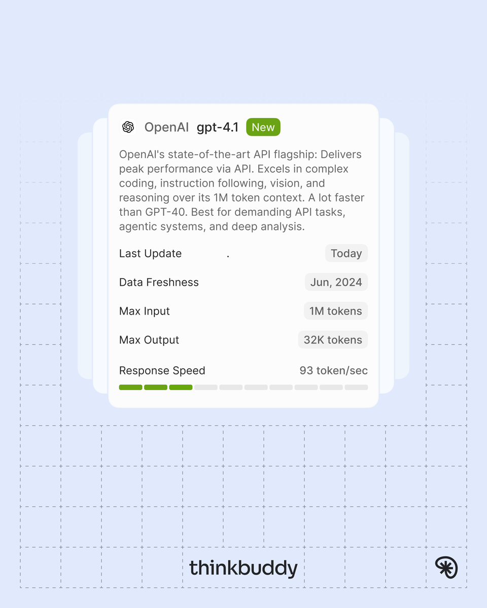 the new GPT-4.1 landed!

instantly pit it vs 👴GPT-4o or 🦸‍♂️Gemini 2.5 Pro side-by-side

see a response that hits different? select it &amp; force other models to follow that specific line of reasoning

this isn't just comparison, it's "control" — the kind the top 1% AI pros demand💎