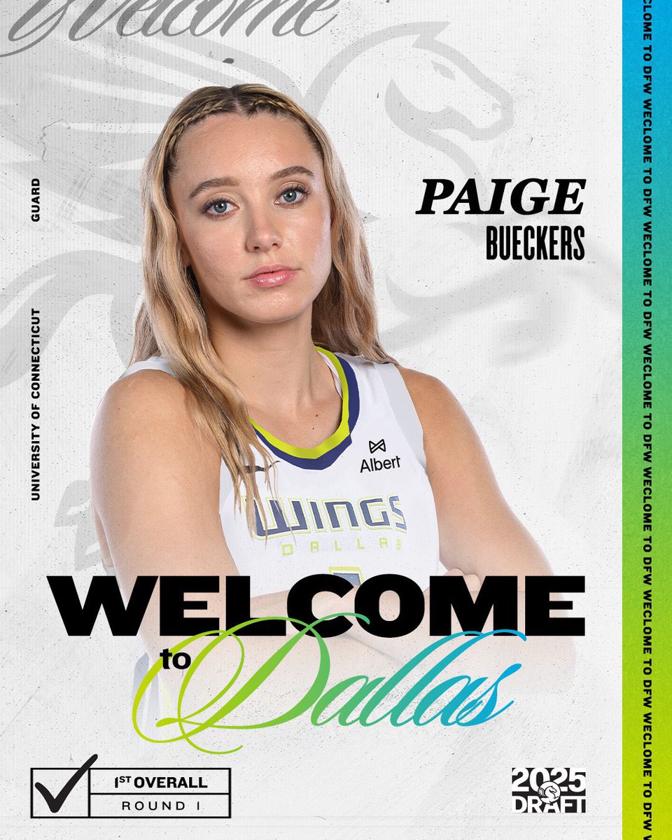 PopBase's tweet image. Paige Bueckers has been selected by the Dallas Wings as the Number 1 pick in the WNBA Draft.