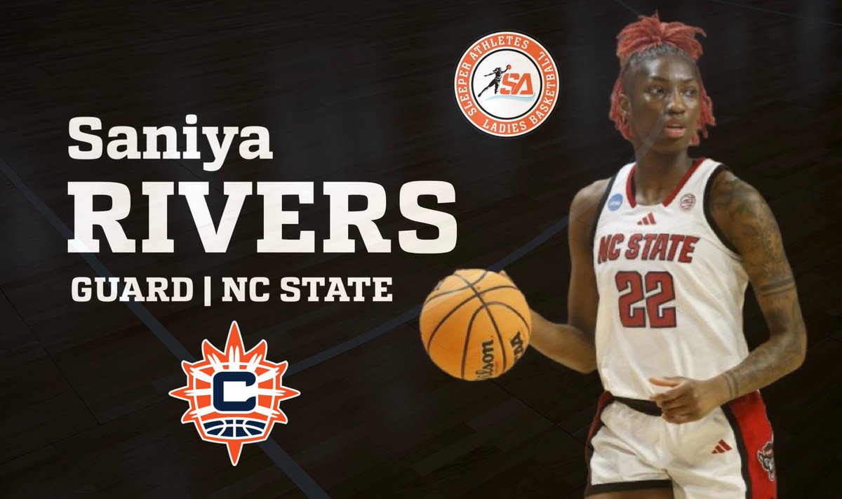 SAthletesLBB's tweet image. The #Connecticut #Sun select #NCState #Wolfpack G Saniya Rivers (@Ihoop___22) with the 8th Overall Pick in the @WNBA Draft