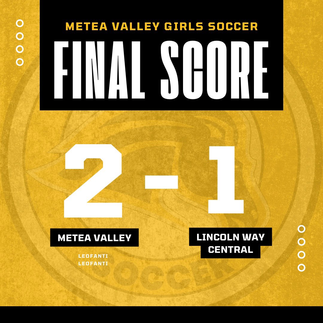 Metea Girls Soccer (@meteagirlssoc) on Twitter photo Varsity continued in the <a href="/BuddysHELPERS/">Buddy's HELPERS</a> BodyArmor Series with a 2-1 win over Lincoln-Way Central. Both goals from Isabelle Leofanti with an assist from Wigfield.
<a href="/MeteaBoosters/">Metea Boosters</a> <a href="/MeteaAthletics/">Metea Athletics</a> Varsity continued in the <a href="/BuddysHELPERS/">Buddy's HELPERS</a> BodyArmor Series with a 2-1 win over Lincoln-Way Central. Both goals from Isabelle Leofanti with an assist from Wigfield.
<a href="/MeteaBoosters/">Metea Boosters</a> <a href="/MeteaAthletics/">Metea Athletics</a>