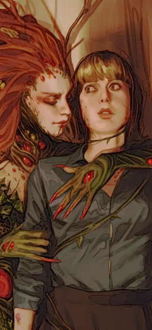 I could be ur girlfriend 4 the weekend …Poison Ivy #34 Variant Cover by me 