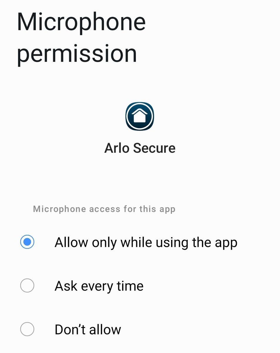 GreggCurtis6's tweet photo. @ArloSmartHome Everything is set as it should be, but the microphone and speakers do not work. https://t.co/eS8MuGFXAS