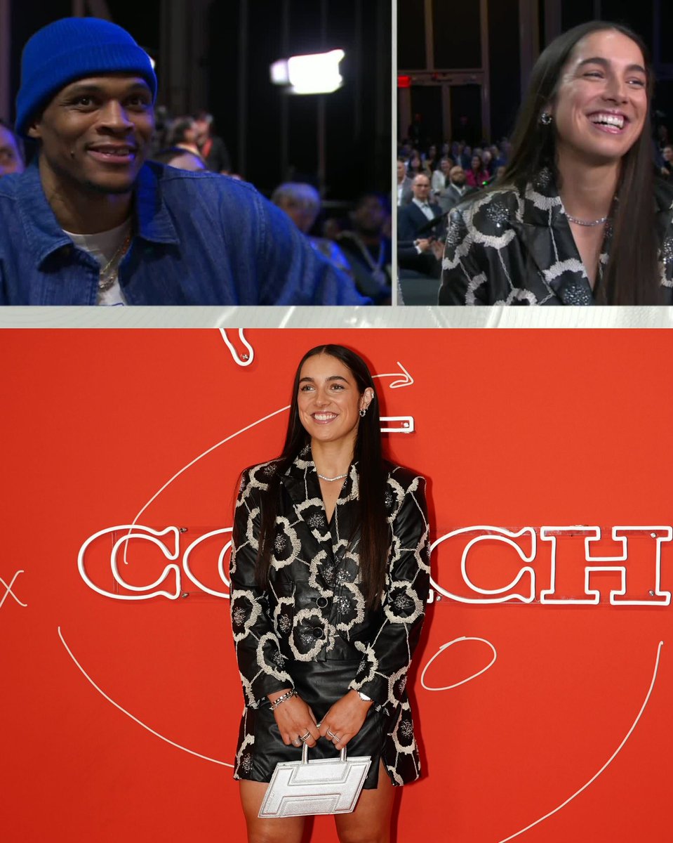 BleacherReport's tweet photo. Russ helped design Georgia Amoore's custom fit for the WNBA draft 🔥

He all smiles when Amoore got selected by the Mystics ❤️ https://t.co/EiVguo9Cio