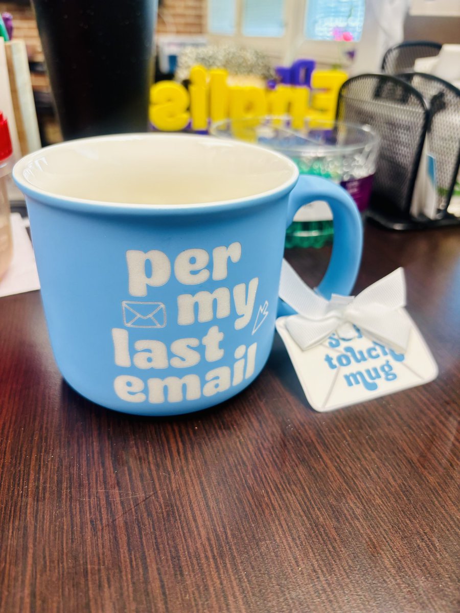 4KristenEnglish's tweet image. When your AP unexpectedly gifts you with a new coffee mug….I mean I may have said this before a time or two. 🤭😂#communicationiskey #multiplemodes