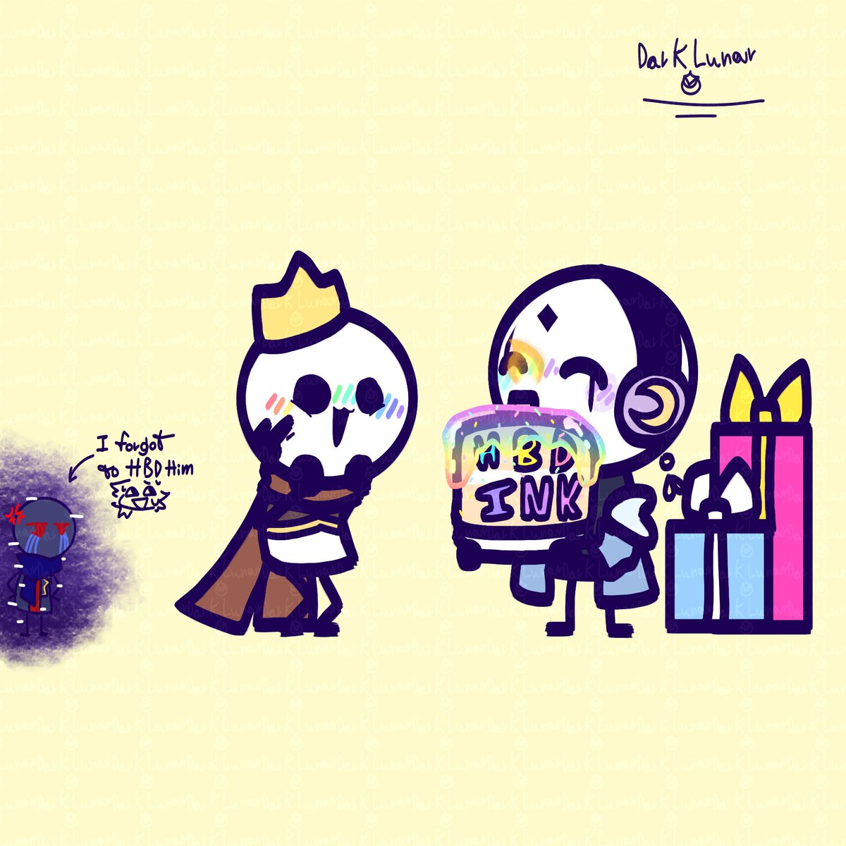 HBD Ink!
 #inksans #undertaleAU