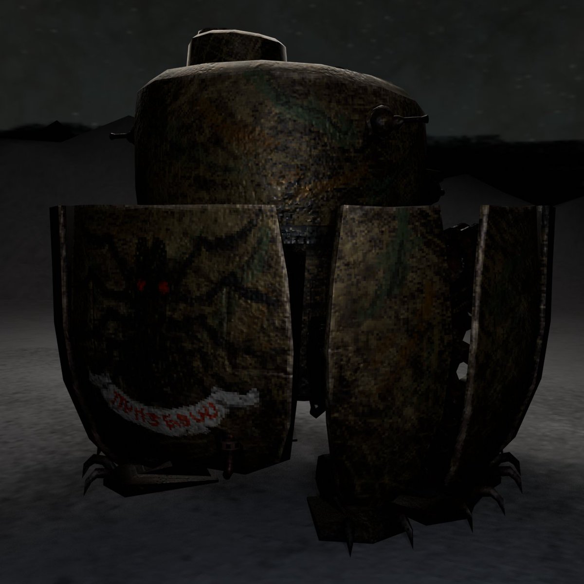 Munt_Maximus's tweet photo. Spider Tank #3DCG  #3dart  #3danimations #3danimated #mecha #dieselpunk #junk #evil #spider #tank #mech https://t.co/EctPH6W9IG