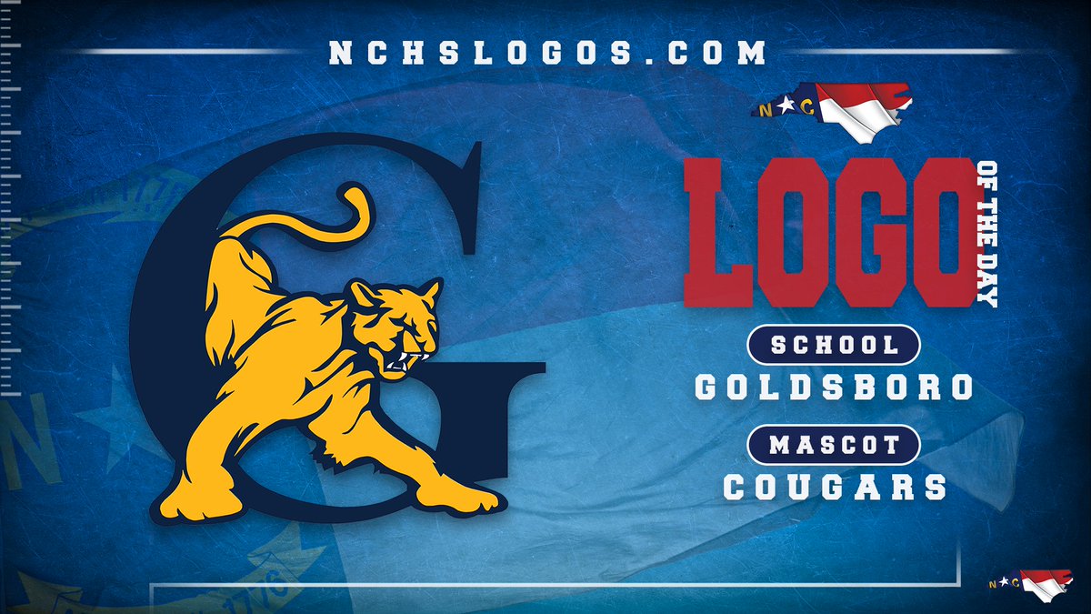 NC High School Logos (@nchslogos) on Twitter photo Our #NCHSLogoOfTheDay returns us to Wayne County to✔️out the Goldsboro Cougars🟨🟦🐾
<a href="/GHS_Cougars/">Goldsboro High</a> <a href="/GoldsboroFball/">Goldsboro High School Football</a> <a href="/cityofgoldsboro/">CityofGoldsboro</a>
nchslogos.com/goldsboro_coug…
#nchsfb #nchshoops Our #NCHSLogoOfTheDay returns us to Wayne County to✔️out the Goldsboro Cougars🟨🟦🐾
<a href="/GHS_Cougars/">Goldsboro High</a> <a href="/GoldsboroFball/">Goldsboro High School Football</a> <a href="/cityofgoldsboro/">CityofGoldsboro</a>
nchslogos.com/goldsboro_coug…
#nchsfb #nchshoops