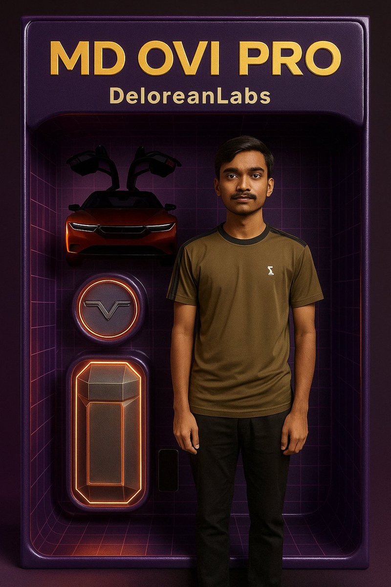 0xoviweb3's tweet photo. Meet the Future with Style.
Presenting myself as a proud supporter of @DeLoreanlabs βwhere innovation meets imagination! $DMC
Letβs drive into tomorrow with technology,creativity,and vision.
Join:https://t.co/tTQGjuL6t0 π
#DeloreanLabs #DMC #Innovation #DigitalCAR #MDOVIPRO https://t.co/sXmHpBnK1H