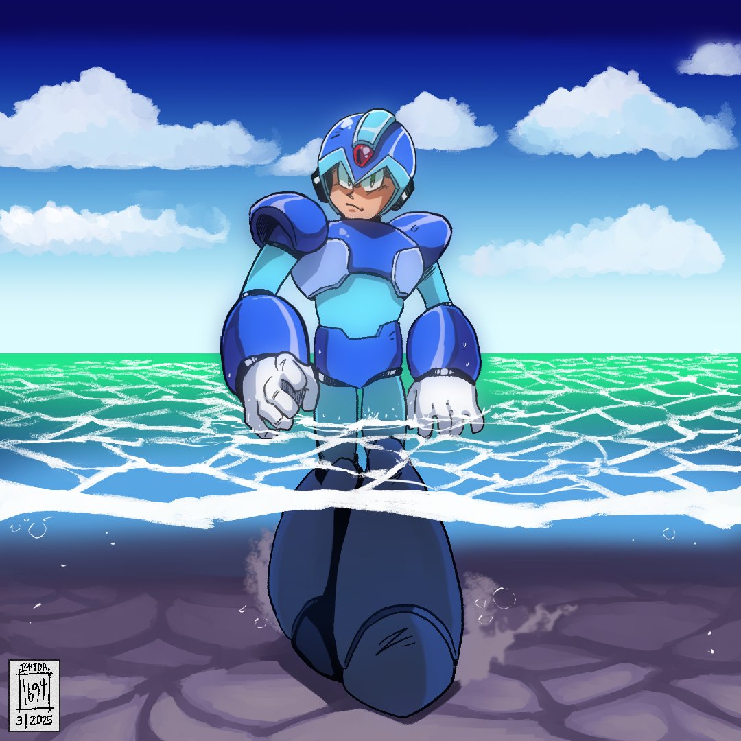 Captain_Ishi's tweet photo. X just vibing on Launch Octopus' ocean stage. =u=/
#megamanx #launchoctopus https://t.co/l4JOj4B457