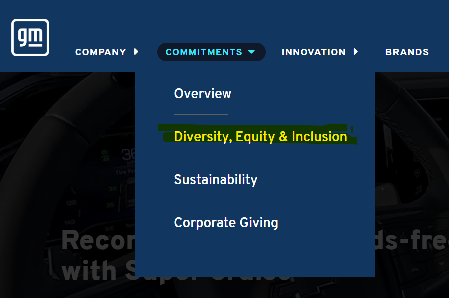 Looks like General Motors is not following the will of the people.