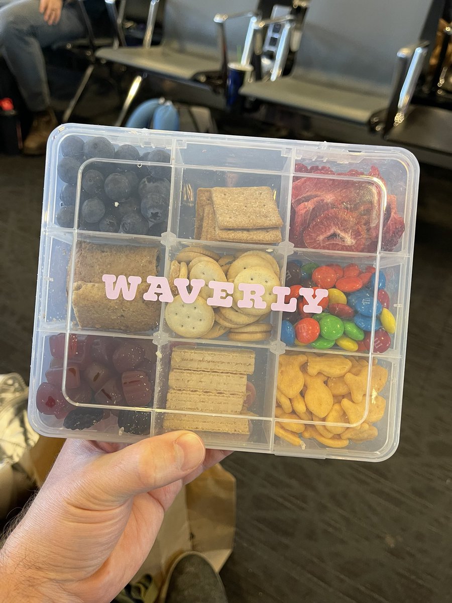 Airplane snacks are serious business.