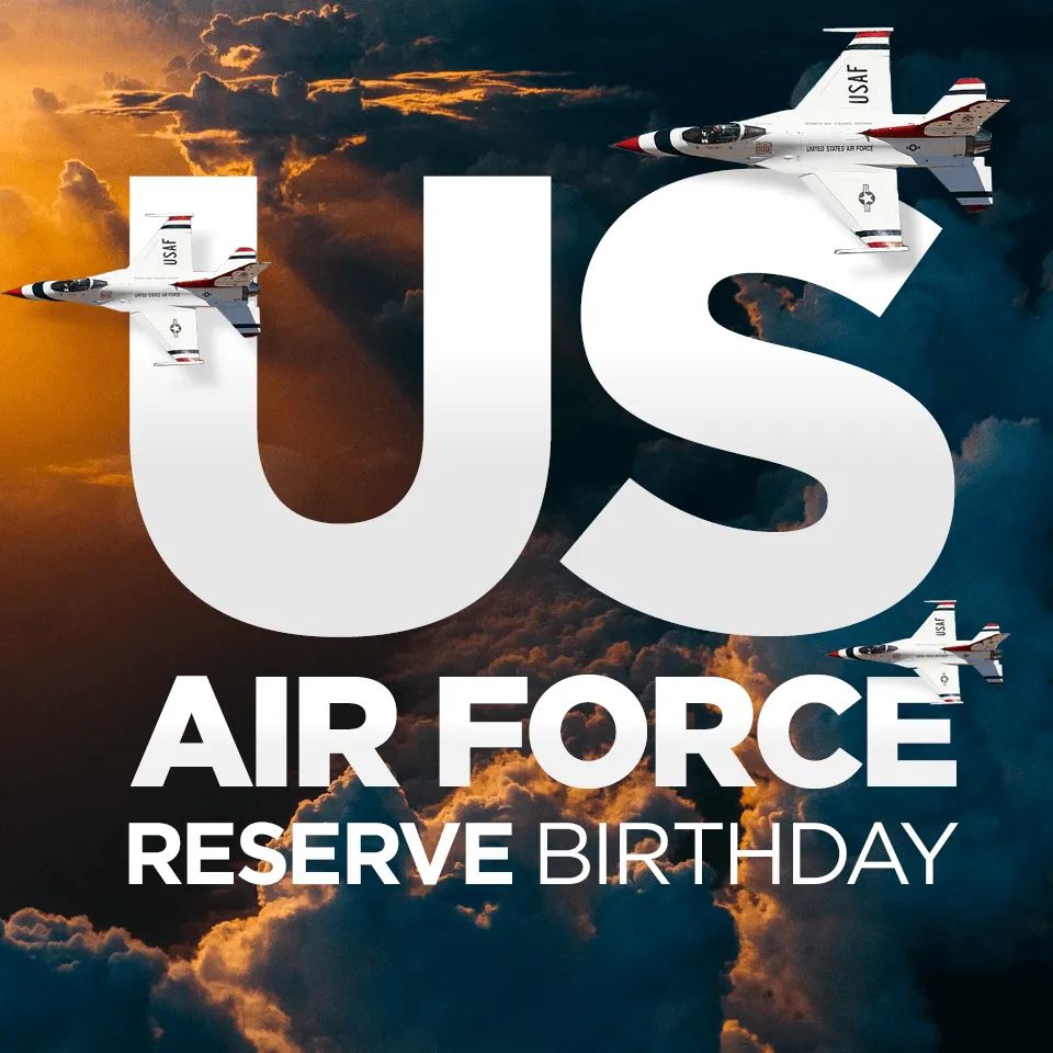 josephgbateman's tweet photo. HAPPY 77th BIRTHDAY to our great United States Air Force Reserve! 🇺🇲🎉

@Join_AFReserve

#AimHigh https://t.co/KvuWyKVf7c
