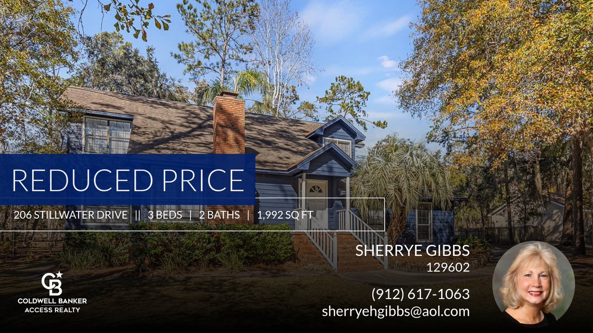 SherryeGibbs's tweet photo. 📍 Reduced Price 📍 This recently reduced home at 206 Stillwater Drive in Brunswick won't last long, so, don't wait to set up a showing! Reach out here or at (912) 617-1063 for more information!

Talk to me, you'll like what you he... https://t.co/LX97Aa5262 https://t.co/SkngbRdYhq