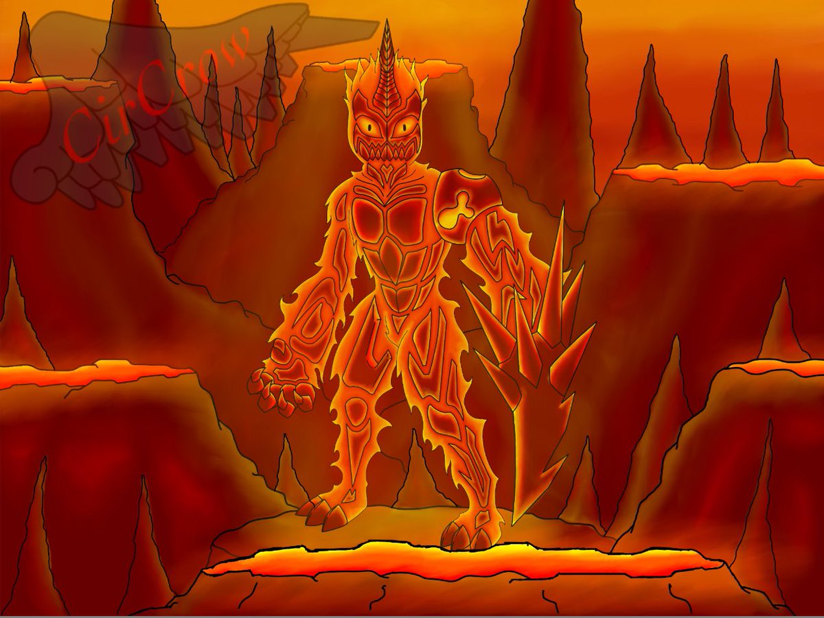 Circrow's tweet photo. Cupiricos - the entities of magma
#monsterdraw #monster #digitalart #dibujodigital #art #arte #ArtistOnTwitter #OC #myart https://t.co/e4yEyOc2cE