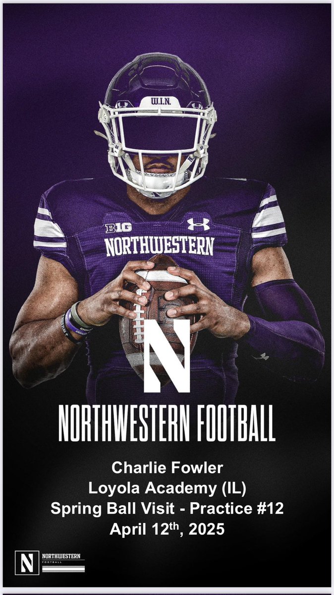 charliefowler1_'s tweet image. Thanks @NUFBFamily for great spring practice visit. Had a great time checking out the campus, and seeing the players compete! #GoCats
@NUFBRecruiting @PetersNUFB @CoachChris_Roll @EDGYTIM @AllenTrieu @Ean_Deno @On3Recruits @TomLoy247