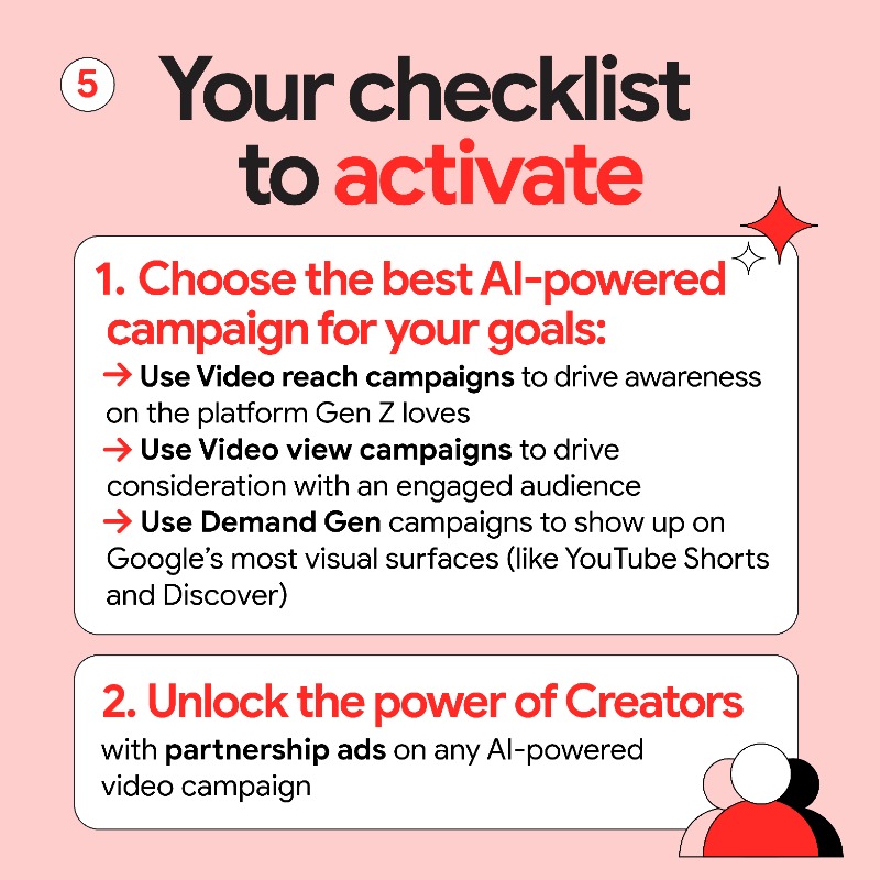 GoogleAds's tweet photo. Looking to reach consumers who are streaming and scrolling? 

Marketers are finding YouTube and Google unlock these two consumer behaviors and drive ROI. Learn more ⬇️