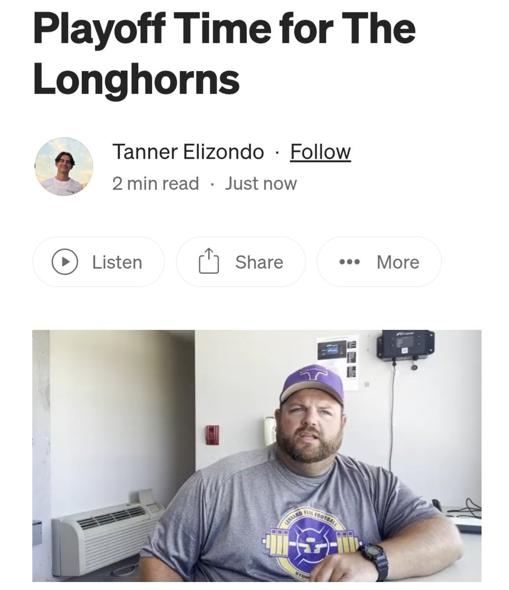 South Shore Prep Sports (@southshorepreps) on Twitter photo An interview of HC Combs of Lennard High Flag Football <a href="/LonghornsFlagFB/">Lennard Flag Football</a> as the Florida State playoff push begins on the road to #Tampa
medium.com/@tanner.elizon… An interview of HC Combs of Lennard High Flag Football <a href="/LonghornsFlagFB/">Lennard Flag Football</a> as the Florida State playoff push begins on the road to #Tampa
medium.com/@tanner.elizon…