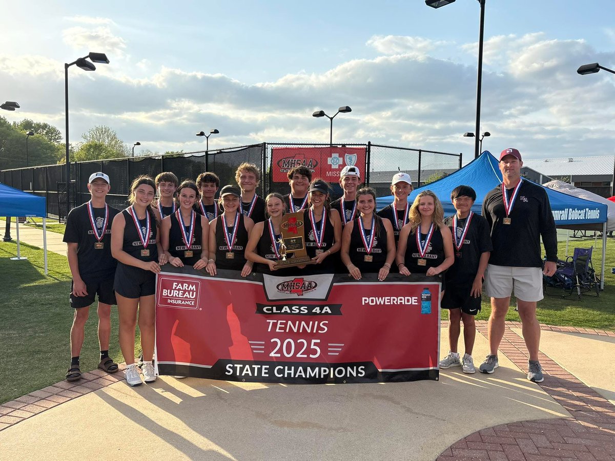 Congratulations to the 4A State Tennis Championship Team!

We would love for everyone to help us welcome the championship team back to New Albany tonight at 8:15PM downtown near Tallahatchie Gourmet!