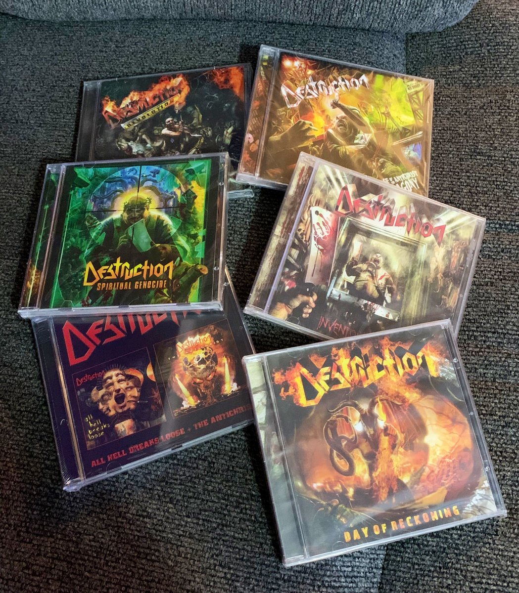 <a href="/mtlkeith/">KEITH</a> <a href="/CaboWabo34/">Jenny (The RedRocker)</a> <a href="/nearly_departed/">John</a> <a href="/MetalMamaLady/">Metal Mama Michele</a> <a href="/BWieds/">Barry ‘Wieds’</a> <a href="/puhinnalle_/">Sakke_</a> <a href="/Creamsickill/">❌Creamsickill❌</a> <a href="/metalheadjs/">Jesse C Leyendecker</a> <a href="/Britton65Sam/">sam</a> <a href="/Jo_Lloyd8/">Jo Lloyd</a> <a href="/MickeySoFine/">Mike Hibbert</a> <a href="/Dragonboy75/">MetalPanda</a> <a href="/Vampyre_King/">⛧⸸Metal Mayhem Ministry⸸⛧</a> <a href="/TheComicHunter/">Jeff Smith</a> <a href="/AnneAnd59185576/">Anne Anderson</a> <a href="/soccermomgta/">Soccer Mom</a> @sueharrison86 <a href="/slayerific13/">🎣🏹🦌Slayer G🦌🏹🎣</a> <a href="/VanessaNewyorkr/">Nessa</a> <a href="/granny_metal/">Metal DJ 🇯🇵Granny</a> <a href="/OneMoreTattoo_/">Secret</a> <a href="/itsmetmudder4/">Laura</a> <a href="/1carolinagirl/">🔪🔪Jeanne Loves Horror🔪🔪</a> <a href="/mcarr2k/">Michelle Carr ·o. △̶ she/her</a> <a href="/mlc61802/">melanie</a> Good Evening Keeef🥁and Friends. The <a href="/destruction/">DESTRUCTION</a> binge continues.... I just received a package from Argentina 🇦🇷