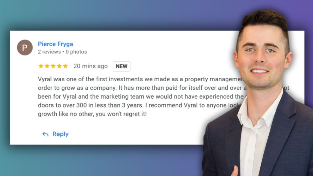 Pierce Fryga, a property manager in Charleston, hired us two and a half years ago to help grow his company—and grow it did. They've gone from 0 to 300 doors during that time, and he credits that growth to partnering with us.