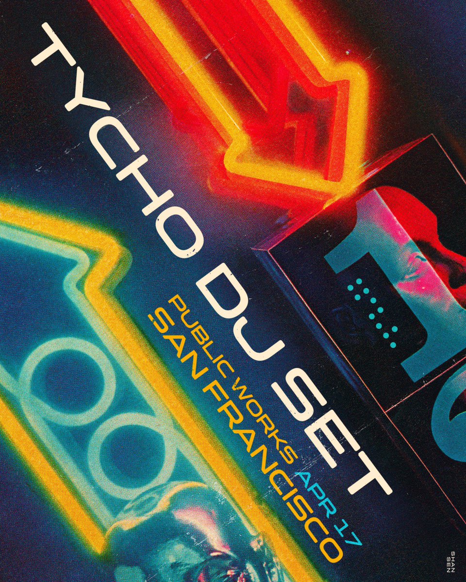 TYCHO : ISO50 (@iso50) on Twitter photo Warming up this Thursday in SF at <a href="/PublicWorksSF/">Public Works SF</a> for Saturdayās <a href="/TheDoLaB/">Do LaB</a> x <a href="/coachella/">Coachella</a> DJ Set in the desert!
Last tickets š eventbrite.com/e/tycho-dj-set⦠Warming up this Thursday in SF at <a href="/PublicWorksSF/">Public Works SF</a> for Saturdayās <a href="/TheDoLaB/">Do LaB</a> x <a href="/coachella/">Coachella</a> DJ Set in the desert!
Last tickets š eventbrite.com/e/tycho-dj-setā¦