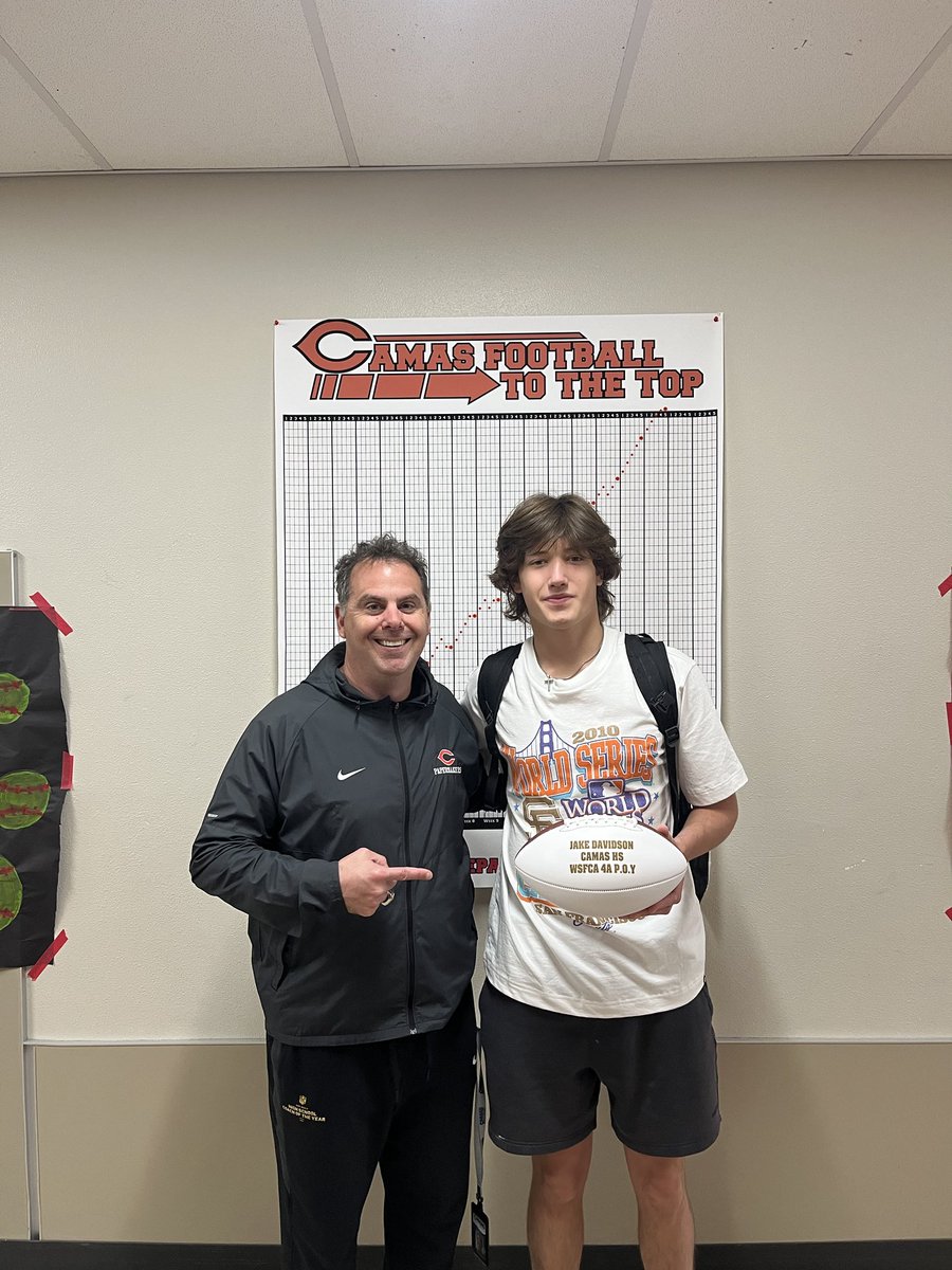 Adam C. Mathieson, CAA (@coach_mathieson) on Twitter photo Big Congratulations to my guy β¦<a href="/QBjakedavidson/">Jake Davidson</a>β© on being officially honored by β¦<a href="/WSFCA1/">WSFCA</a>β© for his 2024 β¦<a href="/PapermakerFB/">Camas Papermakers Football</a>β© season, wherein he threw for nearly 4K yards & 53 TD passes! #GoMakers #ToTheTop #WhoNext π΄β«οΈβͺοΈ Big Congratulations to my guy β¦<a href="/QBjakedavidson/">Jake Davidson</a>β© on being officially honored by β¦<a href="/WSFCA1/">WSFCA</a>β© for his 2024 β¦<a href="/PapermakerFB/">Camas Papermakers Football</a>β© season, wherein he threw for nearly 4K yards & 53 TD passes! #GoMakers #ToTheTop #WhoNext π΄β«οΈβͺοΈ