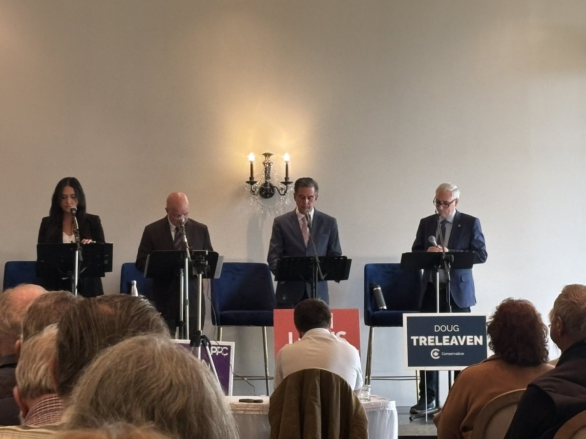 JodiSz's tweet image. Tonight was the #kitcon federal debate. Maya Bozorgzad did an excellent job in this debate. She gave smart, concise, clear answers. 
Strange how the hosts didn’t stop the booing and yelling at @TimLouisKitCon like they did at the provincial debate when @mikeharrisjrpc spoke.